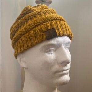 CC Boutique Mustard Knit Beanie